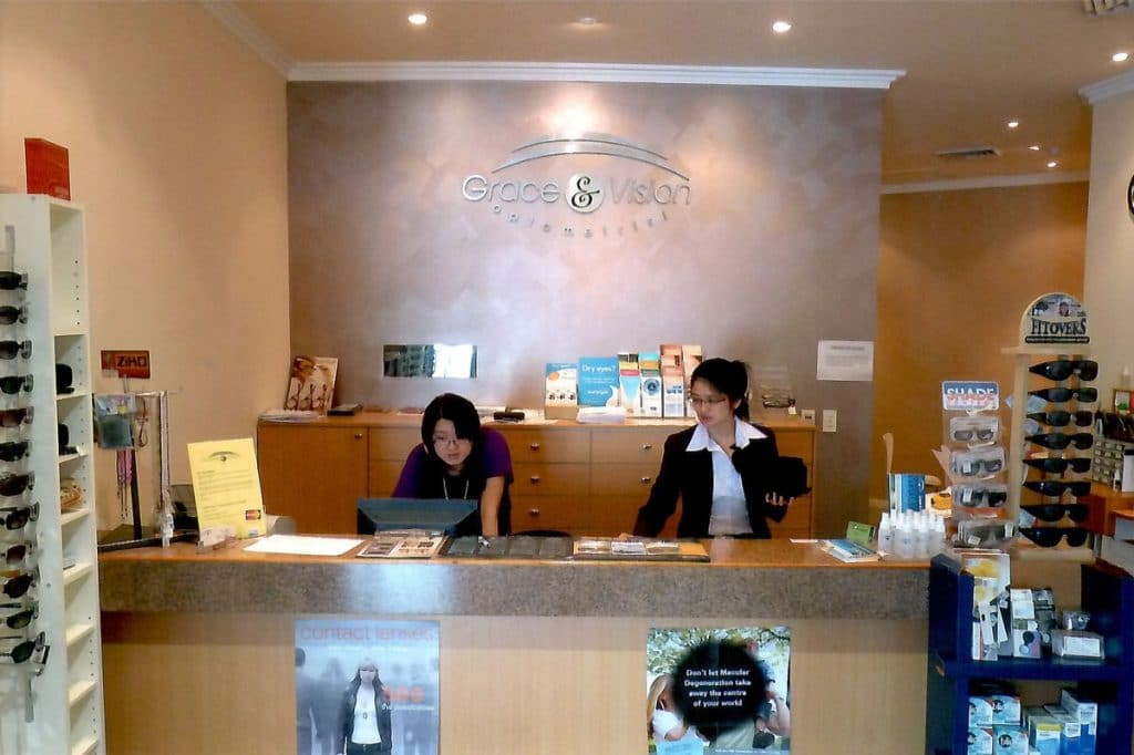Jasmine & Lucy working at Underwood
