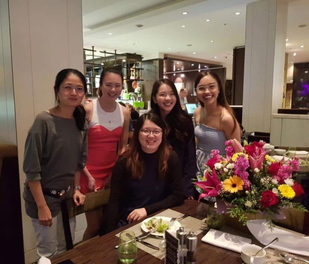 Team dinner to farewell Jasmine who was part of the G&V family for many years.