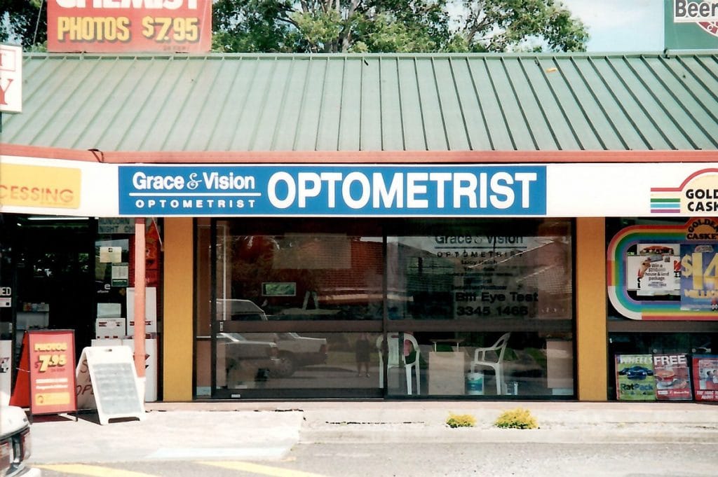 Grace & Vision Optometrist first shop front