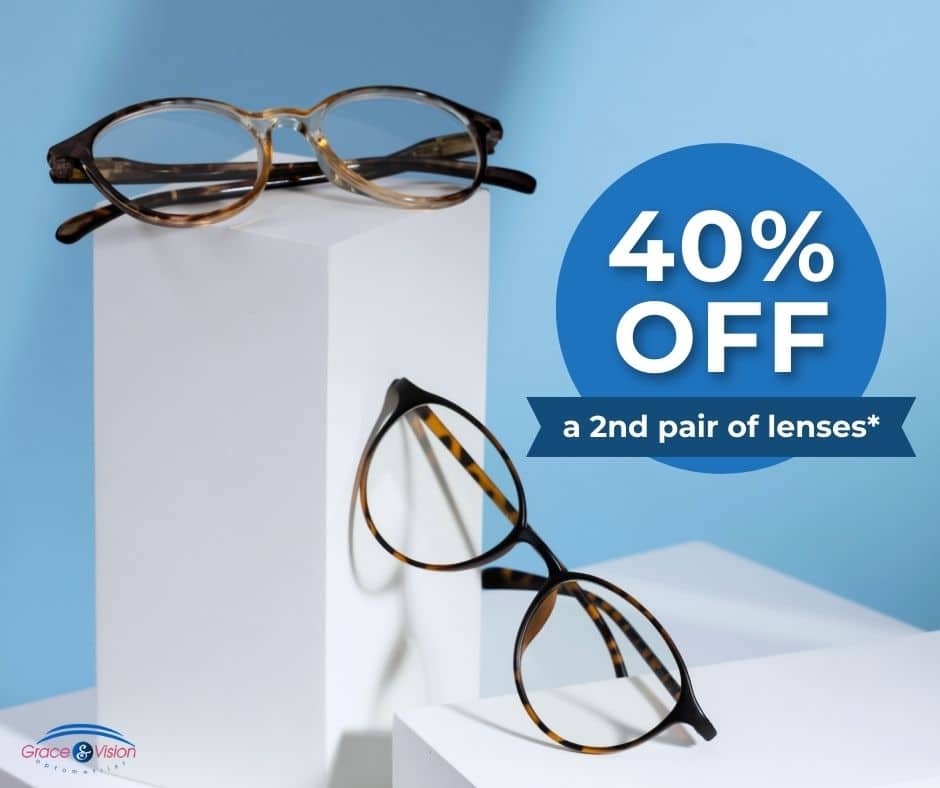 Feb-24 40% off 2nd pair lenses promotion 