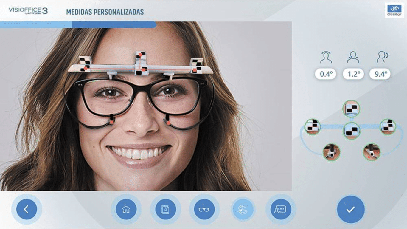 visioffice 3 eye measurement